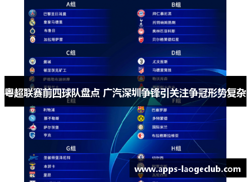 粤超联赛前四球队盘点 广汽深圳争锋引关注争冠形势复杂